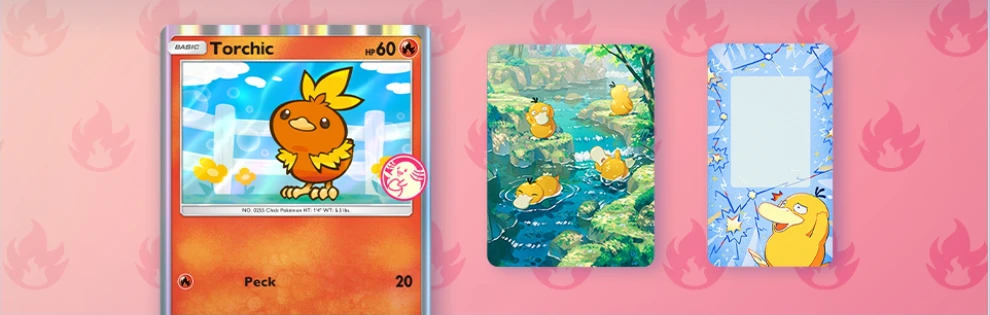 Psyduck and Torchic Wonder Pick event